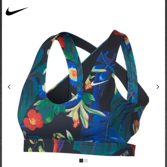 Nike Other - Nike Indy Light Hypr Femme Tropical Print Sports Bra